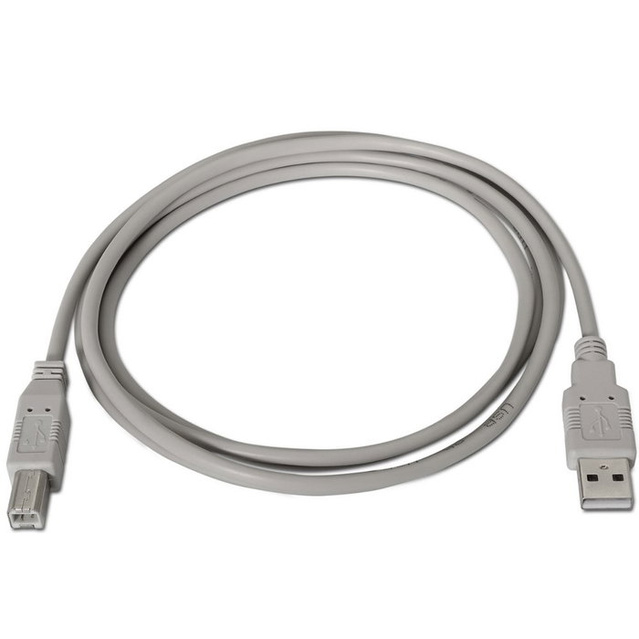 Aisens Cable USB 2.0 Impresora Tipo A/B Macho 4,5m Beige